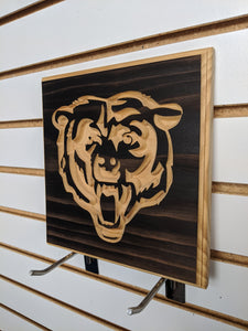 Bear Engraved Wood Sign
