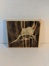 Load image into Gallery viewer, Sailfish Engraved Wood Sign