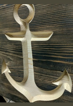 Load image into Gallery viewer, Anchor Engraved Wood Sign