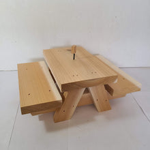 Load image into Gallery viewer, Squirrel Picnic Table Red Cedar